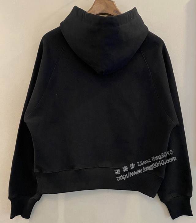 Ami專櫃2023FW新款愛心刺繡插肩連帽衛衣 男女同款 tzy3193